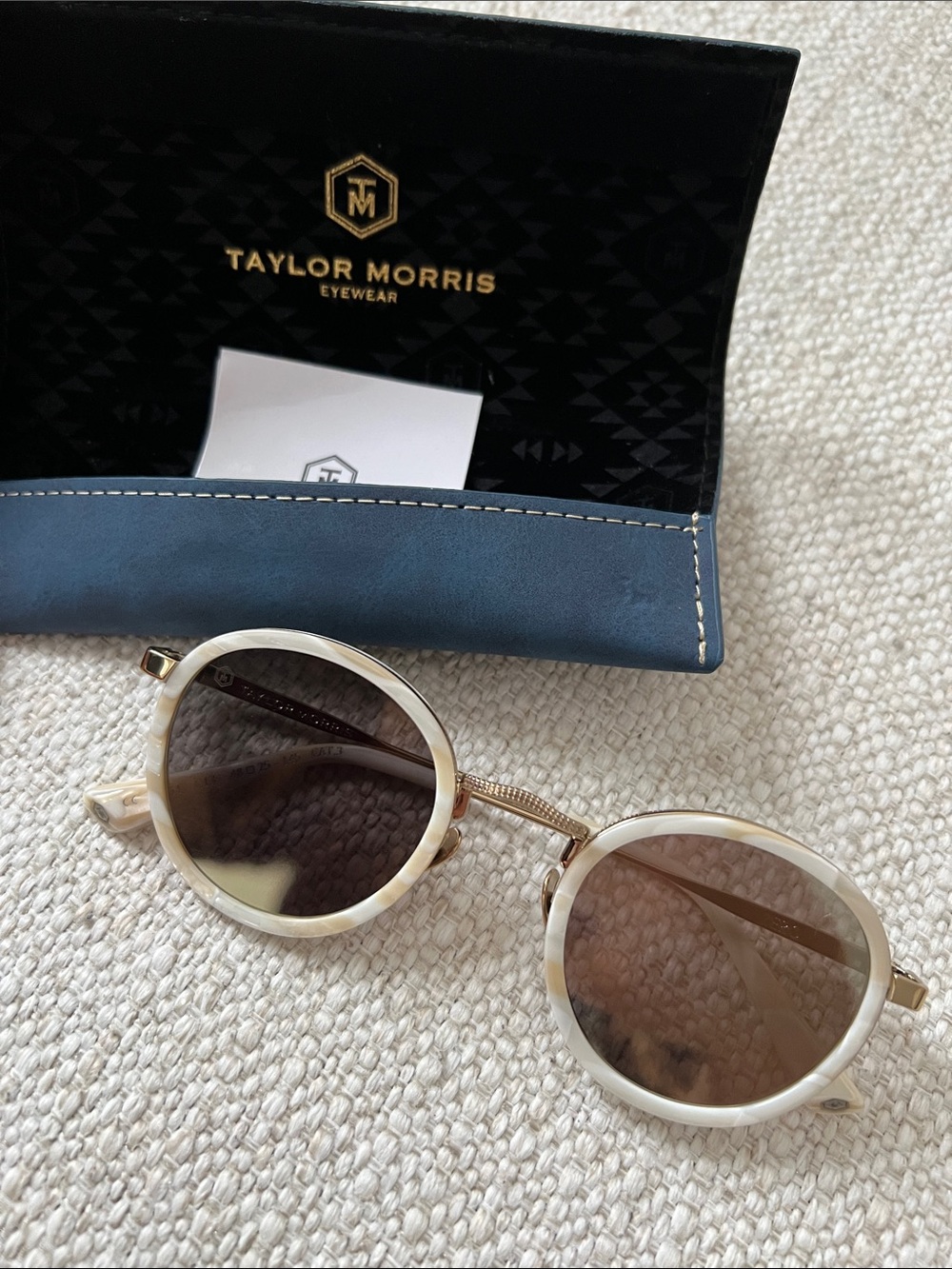 Taylor Morris ZERO sunglasses in ivory